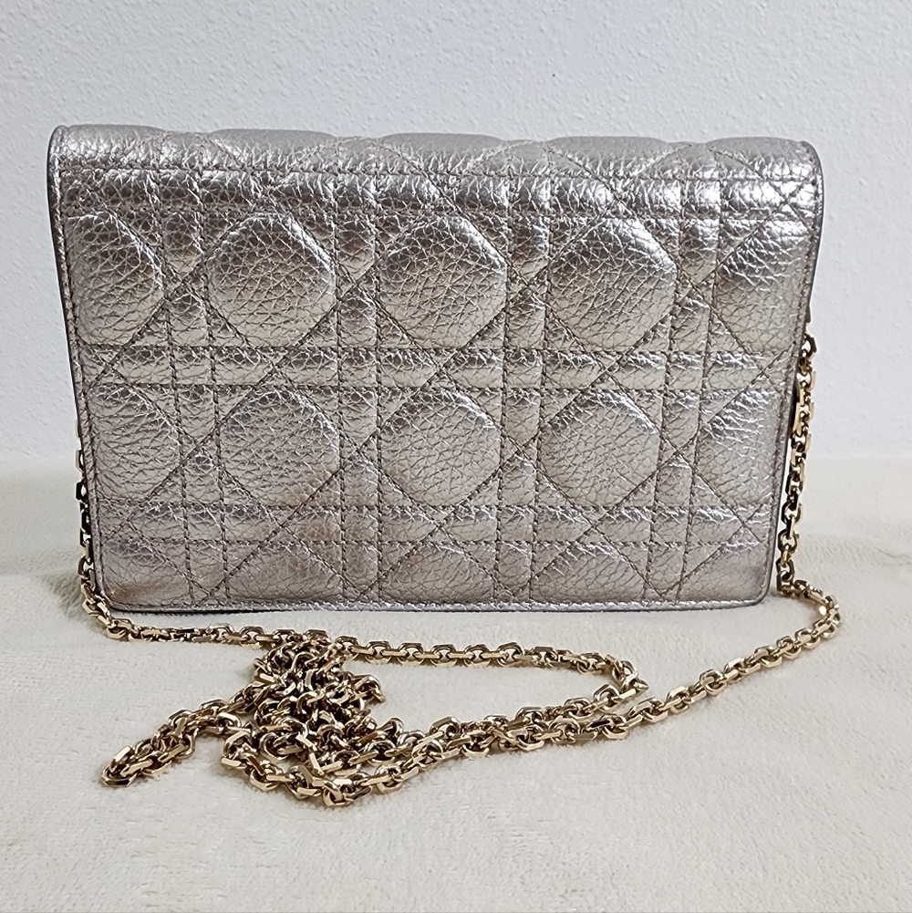 Cbristian Dior Cannage WOC crossbody. Light Sigs On Use In Interior Suede Part